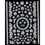 Stickere 3D pentru unghii Albe Carving Cod CC005